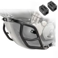 Sett med kollisjonsbøyler + beskytter egnet for Honda Transalp XL 650 V 00-07 motorbeskyttelse Motoguard SG26