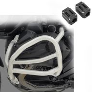 Sett med kollisjonsbøyler + beskytter egnet for BMW R 1300 GS 23-24 motorbeskyttelsesstang Motoguard SG41 sølv