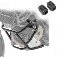 Sett med kollisjonsbøyler + beskytter SG38 egnet for Suzuki V-Strom 1050 20-24 motorbeskyttelsesstang MOTO GUARD