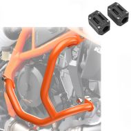 Sett med kollisjonsbøyler + beskytter egnet for KTM 125 / 390 Duke 2024 motorbeskyttelse Motoguard SG48 oransje