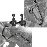 Sett med styrbøyler + ekstra lys egnet for Harley Davidson Pan America 1250 21-24 tåkelys Motoguard EP1