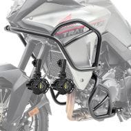 Sett med kollisjonsbøyler + tilleggslys egnet for Honda Transalp XL 750 23-24 tåkelys Motoguard SK2