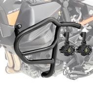 Sett med kollisjonsbøyler + ekstra frontlykter egnet for KTM 890 SMT 23-24 tåkelys Motoguard MK25
