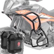 Sett med håndtak + vesker som passer for KTM 790 / 890 Adventure / R 23-24 SH26 Motoguard svart