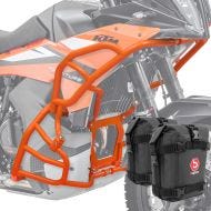 Sett med styrbøyler + vesker som passer for KTM 790 / 890 Adventure / R 23-24 SH27 Motoguard oransje