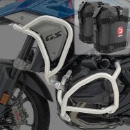 Sett med håndtak + vesker som passer til BMW R 1300 GS 23-24 Motoguard sølv SG35