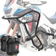 Sett med styrbøyler + vesker som passer for Honda Africa Twin 1100 Adventure Sports 20-23 Motoguard KT14 svart