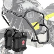 Sett med styrbøyler + bagger som passer til Husqvarna Norden 901 21-24 Motoguard KT13 svart