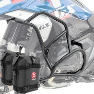Sett med styrbøyler + vesker egnet for BMW R 1300 GS 23-24 Motoguard KT18 svart
