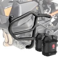 Sett med håndtak + vesker som passer for KTM 890 SMT 23-24 Motoguard MK25
