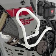 Sett med styrbøyler + vesker som passer til Yamaha Tenere 700 19-24 Motoguard MK12 hvit