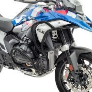 Crash bar sett egnet for BMW R 1300 GS 23-24 topp og bunn Motoguard crash bar svart SG42 DPL4