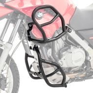 Crash bar sett egnet for BMW F 650 GS 00-07 topp og bunn Motoguard beskyttelsesstang svart SG53