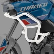 Overdel av kollisjonsstang passer til Aprilia Tuareg 660 22-24 beskyttelsesstang Motoguard TR2 hvit