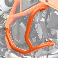 Crash bar egnet for KTM 125 Duke / 390 Duke 2024 motorbeskyttelsesstang Motoguard SG48 oransje
