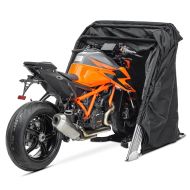 Motorsykkeltelt garasje universal sammenleggbar garasje motorsykkelgarasje Motoguard XL sort