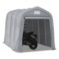 Teltgarasje egnet for Chopper / Custombike Spesial motorsykkelgarasje Motorguard MG2 PE grå CB57575