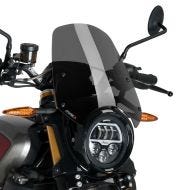 Naken sykkelskjerm egnet for Indian FTR 1200 / S 19-24 mørk tonet frontrute Puig New Generation Sport 3834F