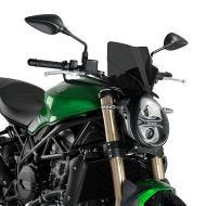 Naken sykkelskjerm egnet for Benelli 752 S 18-24 mørk tonet frontrute Puig New Generation Sport 20505F