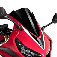 Racing skjerm Z egnet for Honda CBR 650 R 19-23 svart kåpeskjerm Puig 3568N