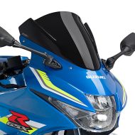 Racing skjerm egnet for Suzuki GSX-R 125 17-21 svart frontrute Puig 9721N