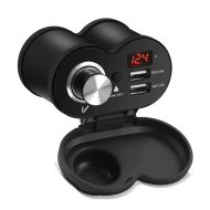 Innebygd stikkontakt egnet for Yamaha XSR 900 / XV 950 / R ZA1 med sigarettenner og USB-port