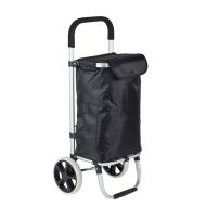 Sammenleggbar handlevogn ET1 Divit handlekurv handlekurv 50 liter sort