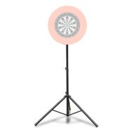 Dartstativ høydejusterbart 140 - 195 cm Cranit stativ egnet for darttavle PL38 svart