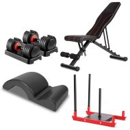 Multifunksjonell skråbenk VS1 + justerbar manual VH1 + vektslede Cranit GS1 + Pilates ryggradskorrektor Cranit RE51 svart