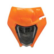 LED-hovedlys ECE + lampemaske egnet for KTM 500 EXC / EXC-F XDURE SW1-OG