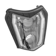 LED hovedlys egnet for KTM 690 SMC R / Enduro / R 19-24 med E-merke DRL Xdure SW2
