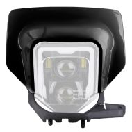 Lampemaske egnet for Husqvarna 701 Enduro 16-24 GP1 Xdure GP1 frontlysmaske svart