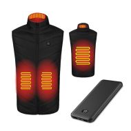 Sett oppvarmet vest størrelse M XGP USB varmevest med Power Bank 10000mah Lumitecs PV1