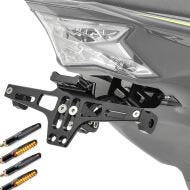 Set Kennzeichenhalter + 4x LED Blinker für Aprilia Shiver 900 / 750 Zaddox KB2_1