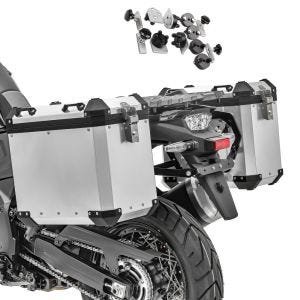 Alukoffer Set für KTM 890 Adventure / R Aluminium Seitenkoffer Bagtecs GX45 silber_1