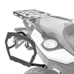 Bagasjebrett egnet for BMW F 800 GS 08-17 SLP Bagtecs for aluminiumskofferter og salvesker + bagasjebrett