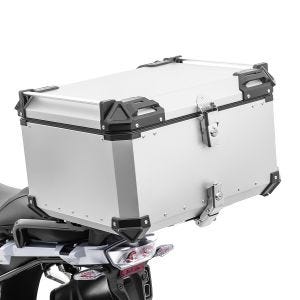 Motorsykkel Alu Toppkoffert Bagtecs XB85 Aluminium Universal 85 liter sølv