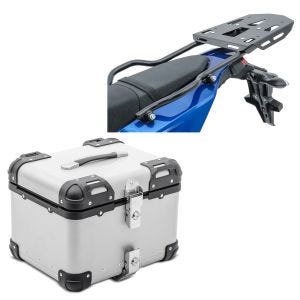 Set top case + bagasjehylle som passer for Yamaha Tenere 700 19-24 sølv Bagtecs XS45