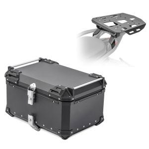 Set top case + bagasjehylle passer for Ducati Multistrada V4 / S 21-24 Bagtecs XB65 Universal 65 liter