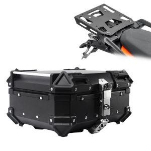 Set top-veske + bagasjehylle som passer for KTM 1290 Super Adventure S / R 21-24 Bagtecs XB28 svart