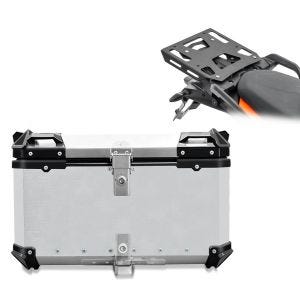 Set top case + bagasjehylle som passer for KTM 1290 Super Adventure S / R 21-24 Bagtecs XB65 sølv