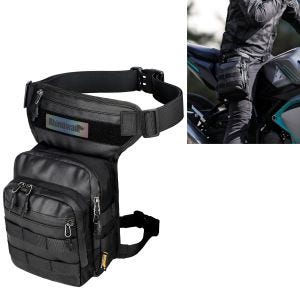 Motorsykkelbenveske passer for BMW R 1200 GS / Adventure Bagtecs LB10 vanntett benveske svart