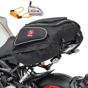 Set ST4 Hecktasche X50 und Alarm Bremsscheibenschloss für Honda CB 1000 / 650 R Bagtecs_1