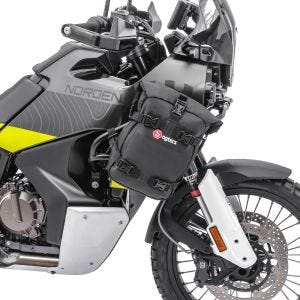 Crash bar bag par 2x10L egnet for motorsykkel crash bar vanntett Bagtecs CB4 DPLB