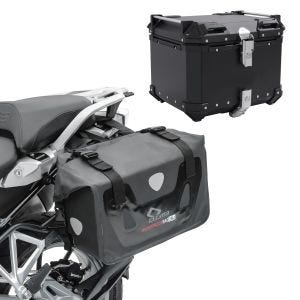 Satteltaschen RB25 Set für Honda CBR 650 R + Alu Topcase XB55 Bagtecs_1