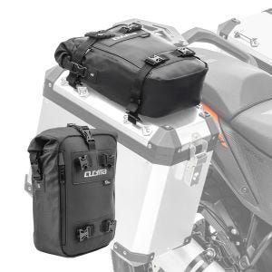 2x Zusatztasche für Alukoffer für Benelli TRK 502 / X Topcase Bagtecs KH1_1