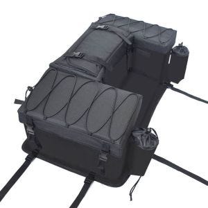 Bakveske som passer til Yamaha YFM 450 Kodiak / R Bagtecs toppveske QB4 svart