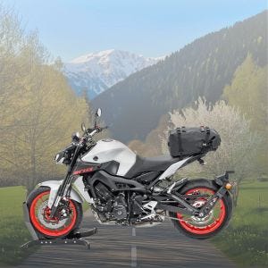 Bagtecs KH 2 svart 20-liters motorsykkelryggsekk DI058