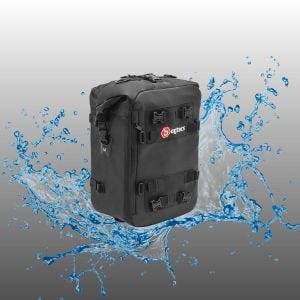 Bagtecs KH 2 svart 20-liters motorsykkelryggsekk DI059