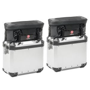 Sett med 2x ekstra poser egnet for aluminiumskofferter vanntett aluminiums koffertveske WP1 Bagtecs